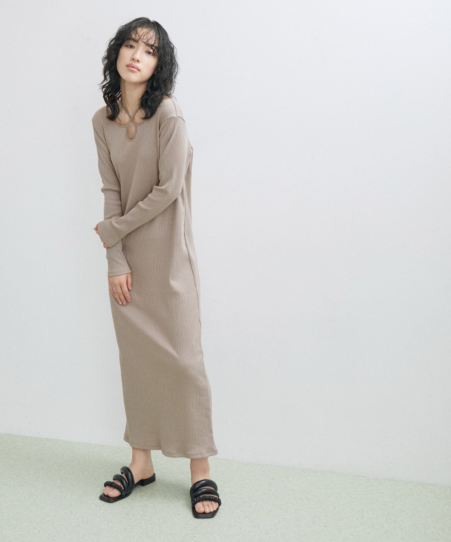 MURRAL】別注 Ivy long sleeve dress ｜ ADAM ET ROPE' | アダムエロペ 