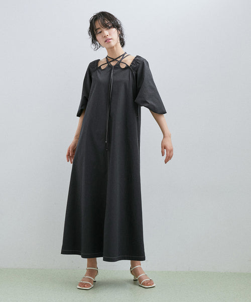 murral 2023 Ivy float dress (blue) - ロングワンピース