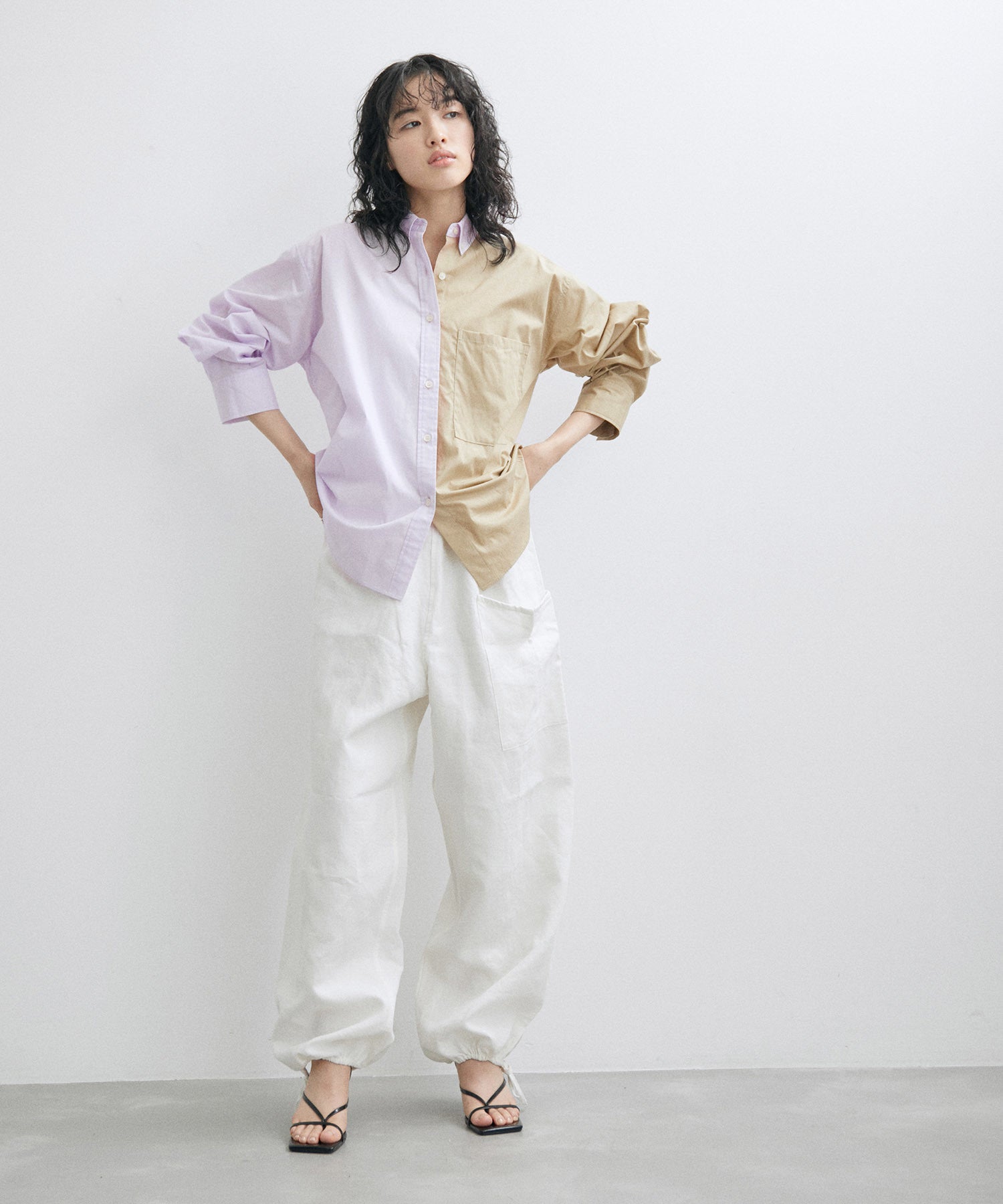 VIOLETTE ROOM for ADAM ET ROPE'】別注 Color Mix Shirt ｜ ADAM ET