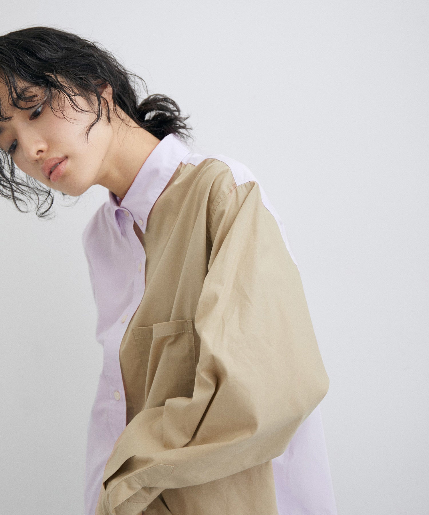 VIOLETTE ROOM for ADAM ET ROPE'】別注 Color Mix Shirt ｜ ADAM ET 