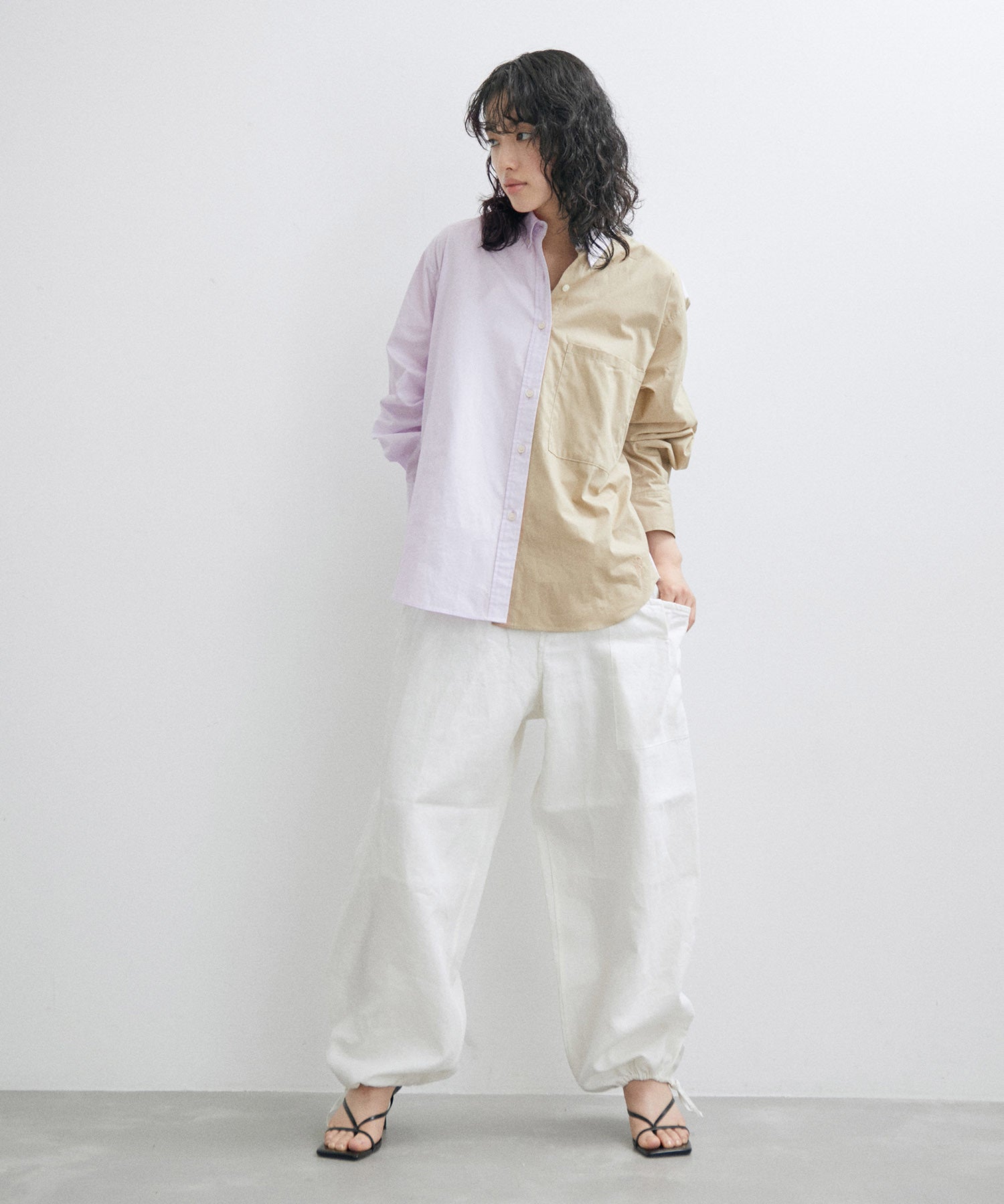 VIOLETTE ROOM for ADAM ET ROPE'】別注 Color Mix Shirt ｜ ADAM ET