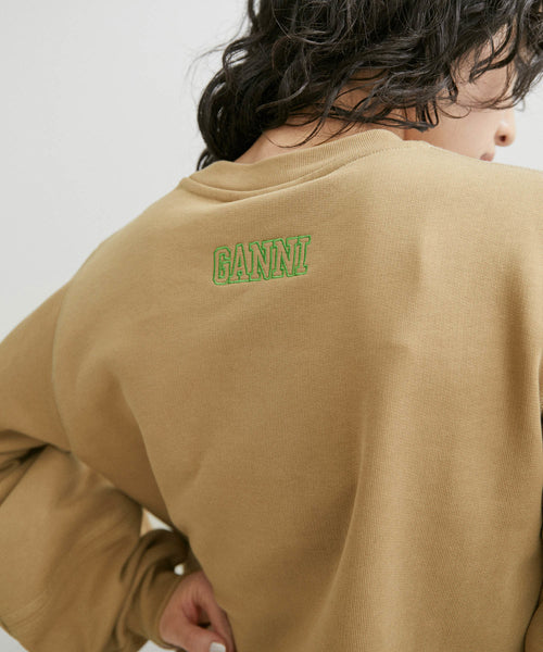 ADAM ET ROPÉ FEMME / 【GANNI】PUFF SLEEVE SWEATSHIRT (トップス