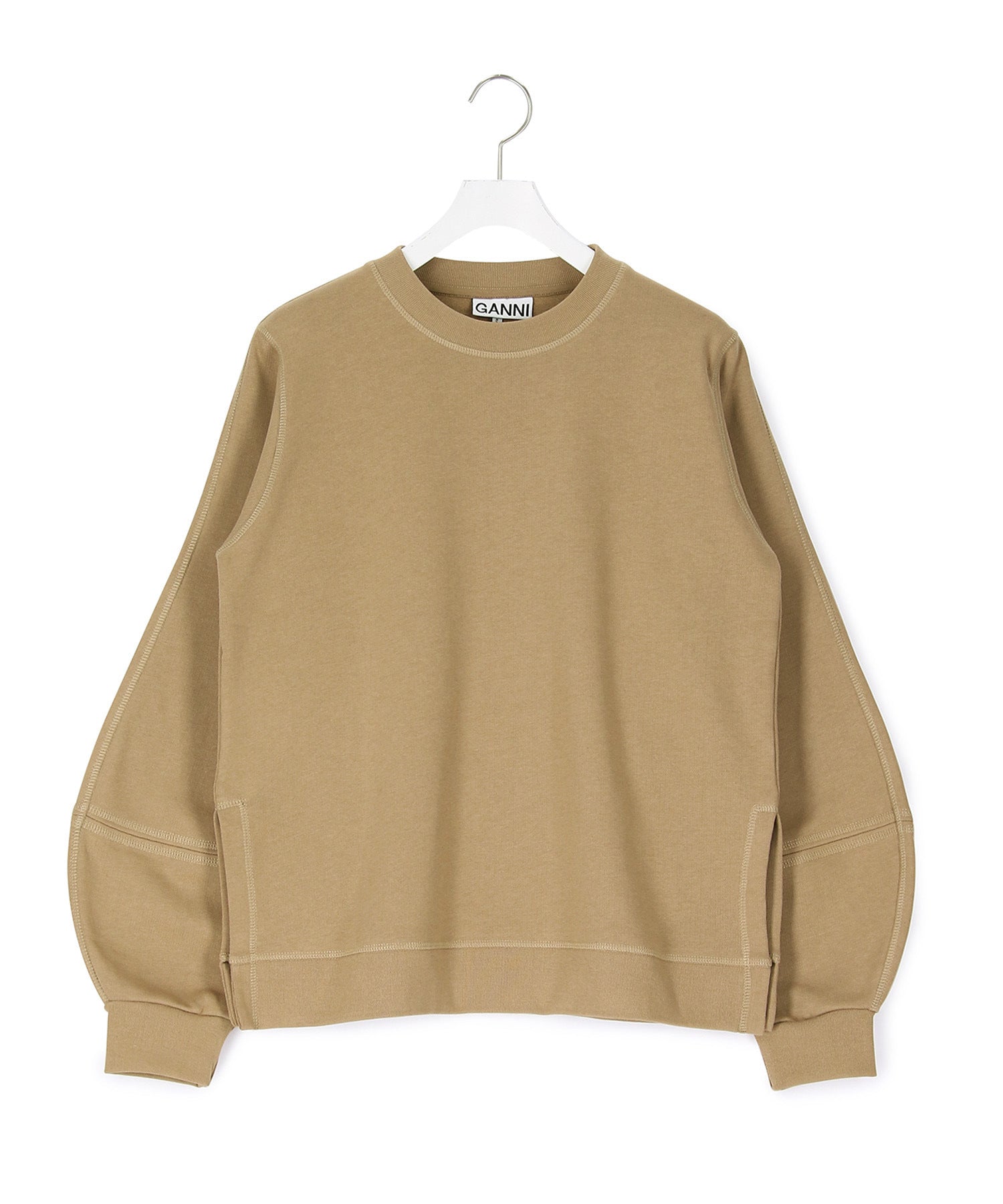 GANNI】PUFF SLEEVE SWEATSHIRT ｜ ADAM ET ROPE' | アダムエロペ 公式 