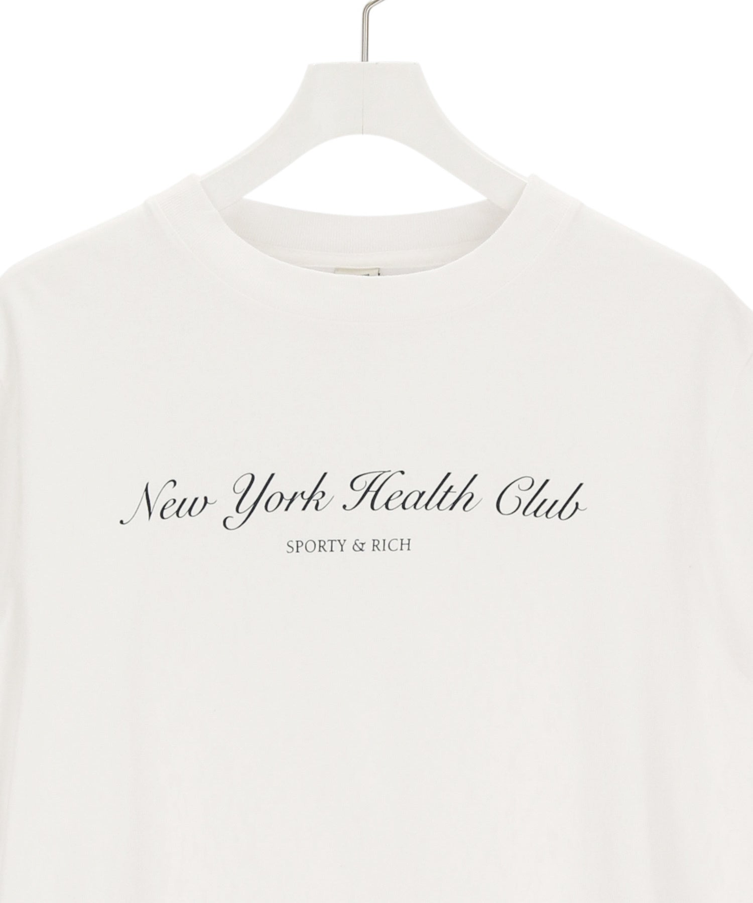 公式サイト限定】【SPORTY&RICH】NY HEALTH CLUB T SHIRT ｜ ADAM ET