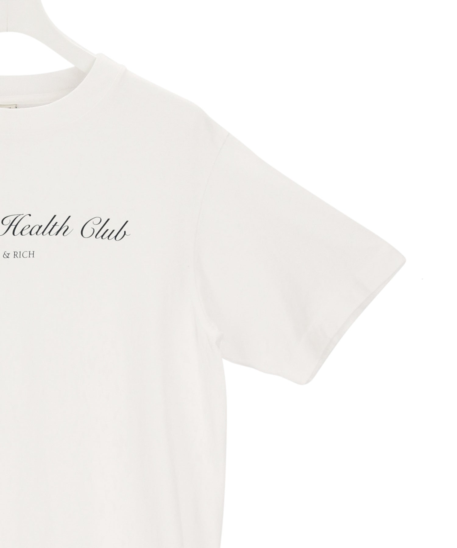 公式サイト限定】【SPORTY&RICH】NY HEALTH CLUB T SHIRT ｜ ADAM ET