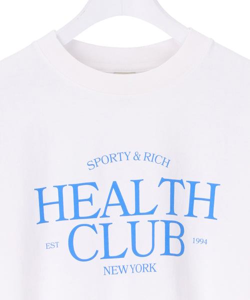 ADAM ET ROPÉ FEMME / 【SPORTY&RICH】SR HEALTH CLUB T SHIRT