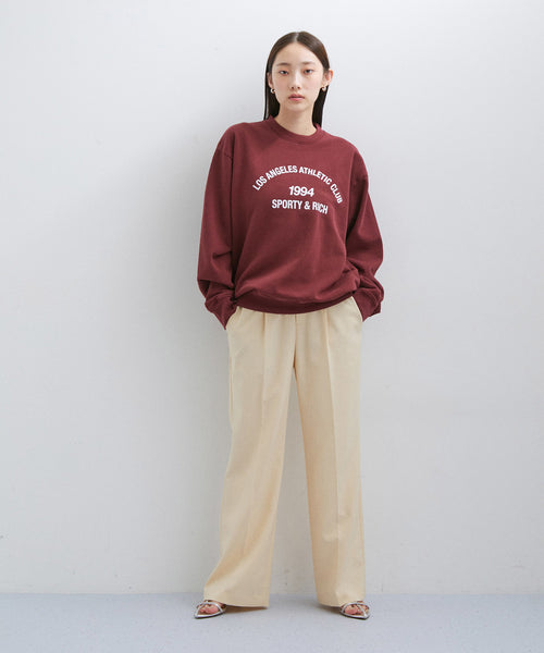 スポーティアンドリッチ ATHLETIC CLUB SWEATPANTS-