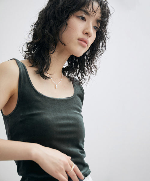 ADAM ET ROPÉ FEMME / 【SIMONE WILD】VELVET SINGLET (トップス