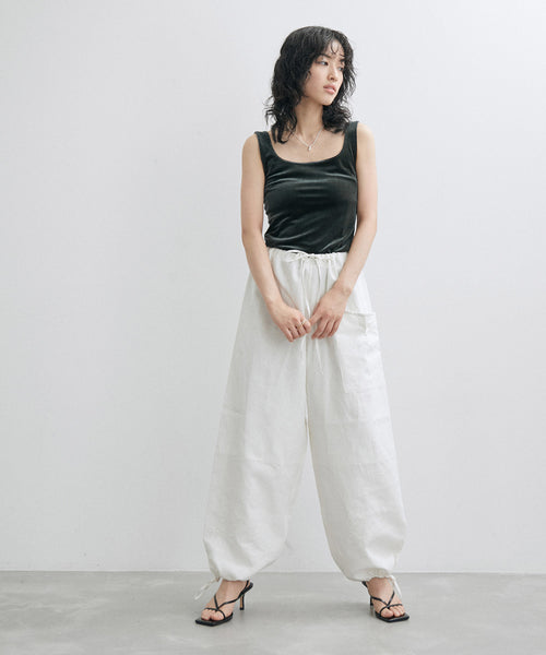 ADAM ET ROPÉ FEMME / 【SIMONE WILD】VELVET SINGLET (トップス