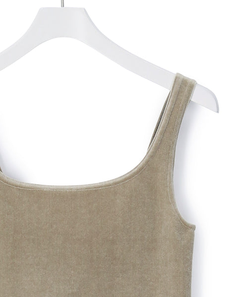 ADAM ET ROPÉ FEMME / 【SIMONE WILD】VELVET SINGLET (トップス