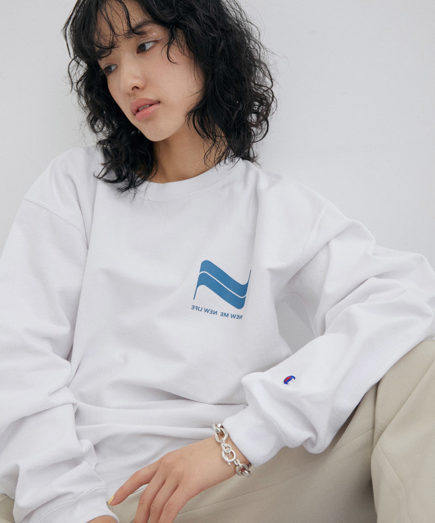 Champion for ADAM ET ROPE'】別注 RW LONG SLEEVE T-SHIRT ｜ ADAM ET