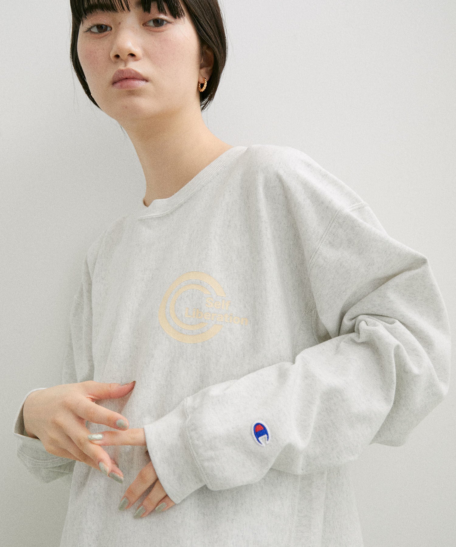 Champion for ADAM ET ROPE'】別注 RW LONG SLEEVE T-SHIRT ｜ ADAM ET