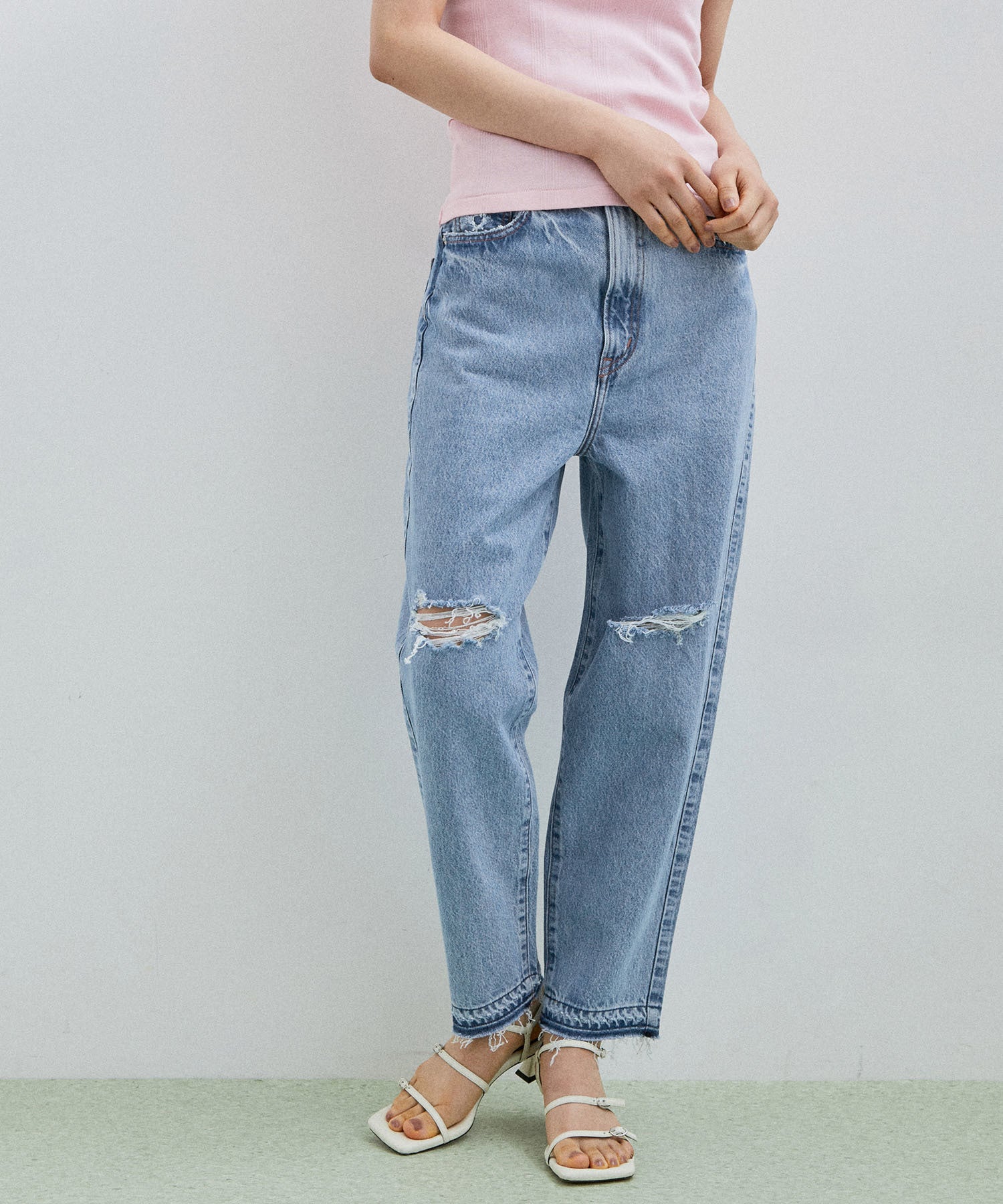 NEEDBY】LISA FIT HIGHRISE TAPERED ｜ ADAM ET ROPE' | アダムエロペ 