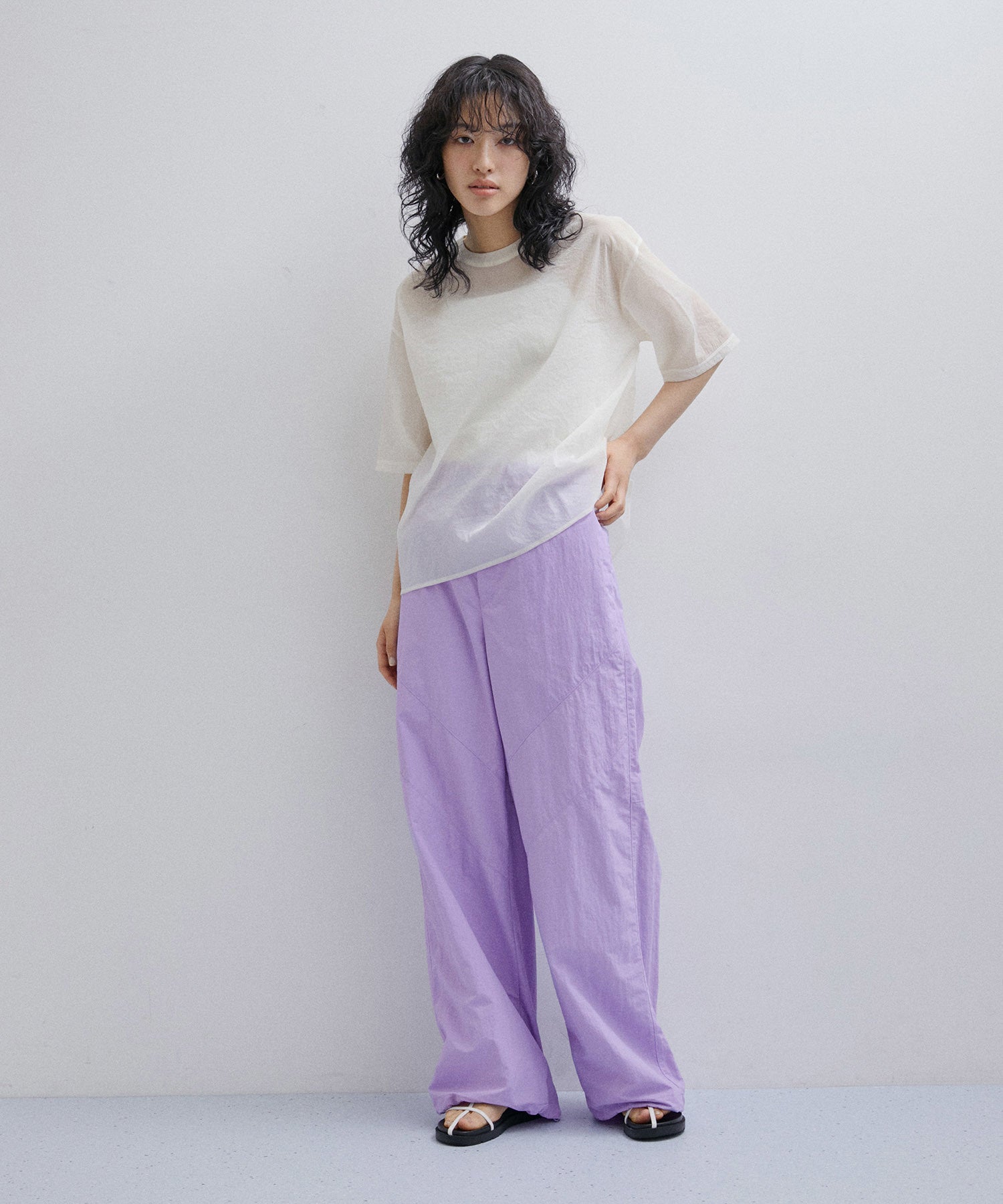 ADAM ET ROPE'】BOTANICAL DYED NYLON PANTS ｜ ADAM ET ROPE 