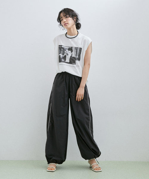 ADAM ET ROPE' FEMME 別注 NYLON PANTS アダムエロ