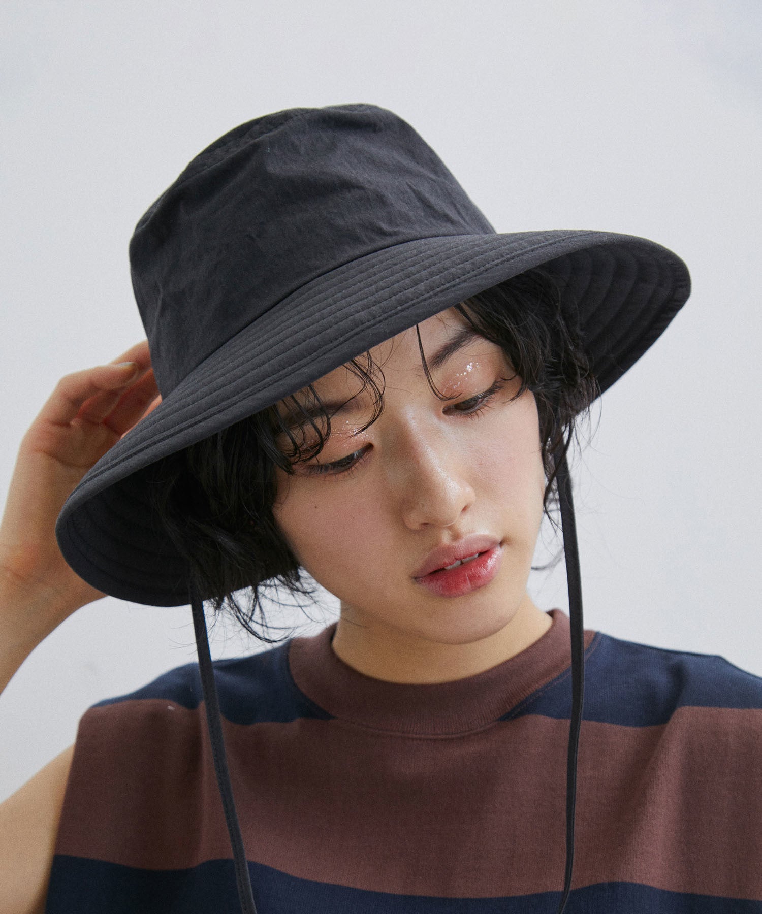 シリアルシール付 PHEENY チェック バケットハット hat | dizmekaro.com