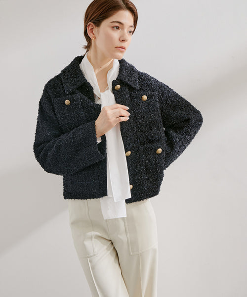 【ZARA】】ザラ S ソフトジャケット エクリュ 白 ノーカラー コート 完売