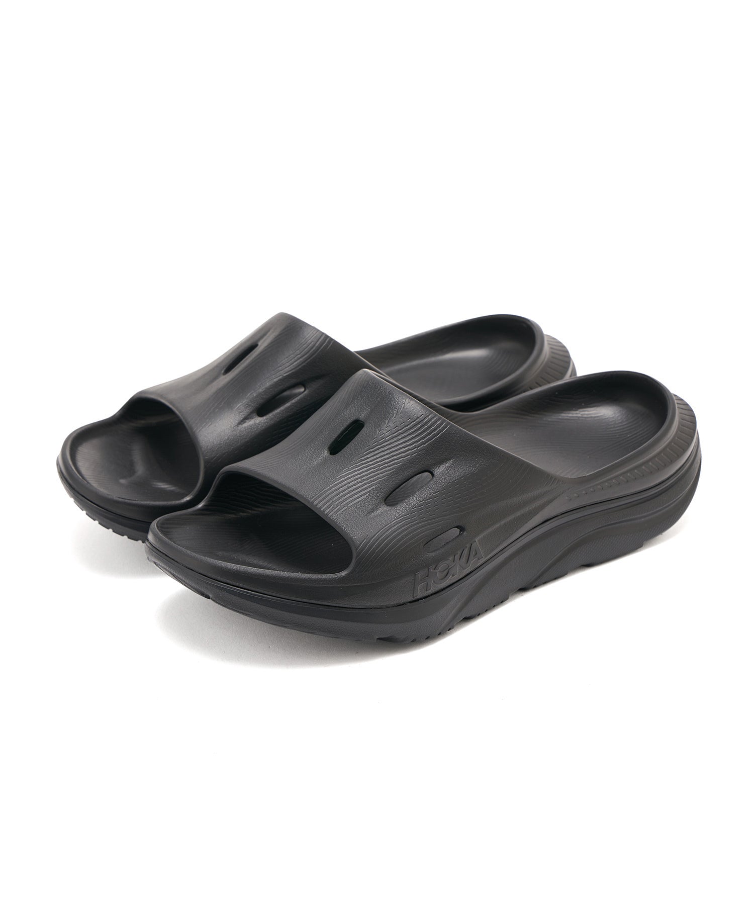 HOKA ONE ONE ORA RECOVERY SLIDE BLACK