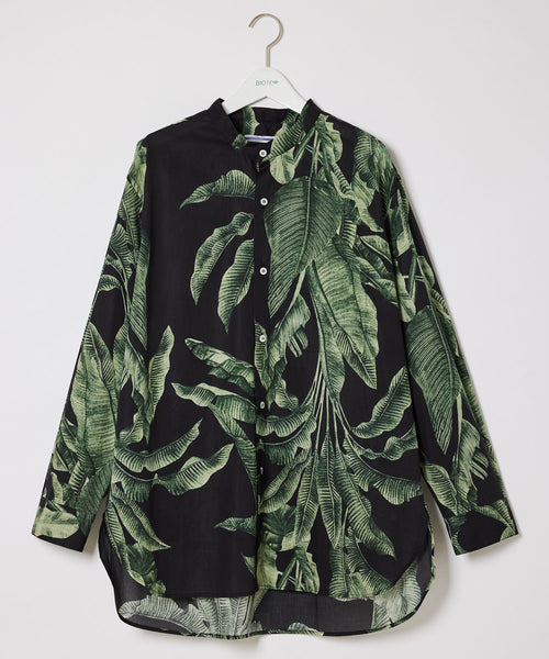 ADAM ET ROPÉ HOMME / MENS【Cristaseya】OVERSIZED MAO SHIRT ...