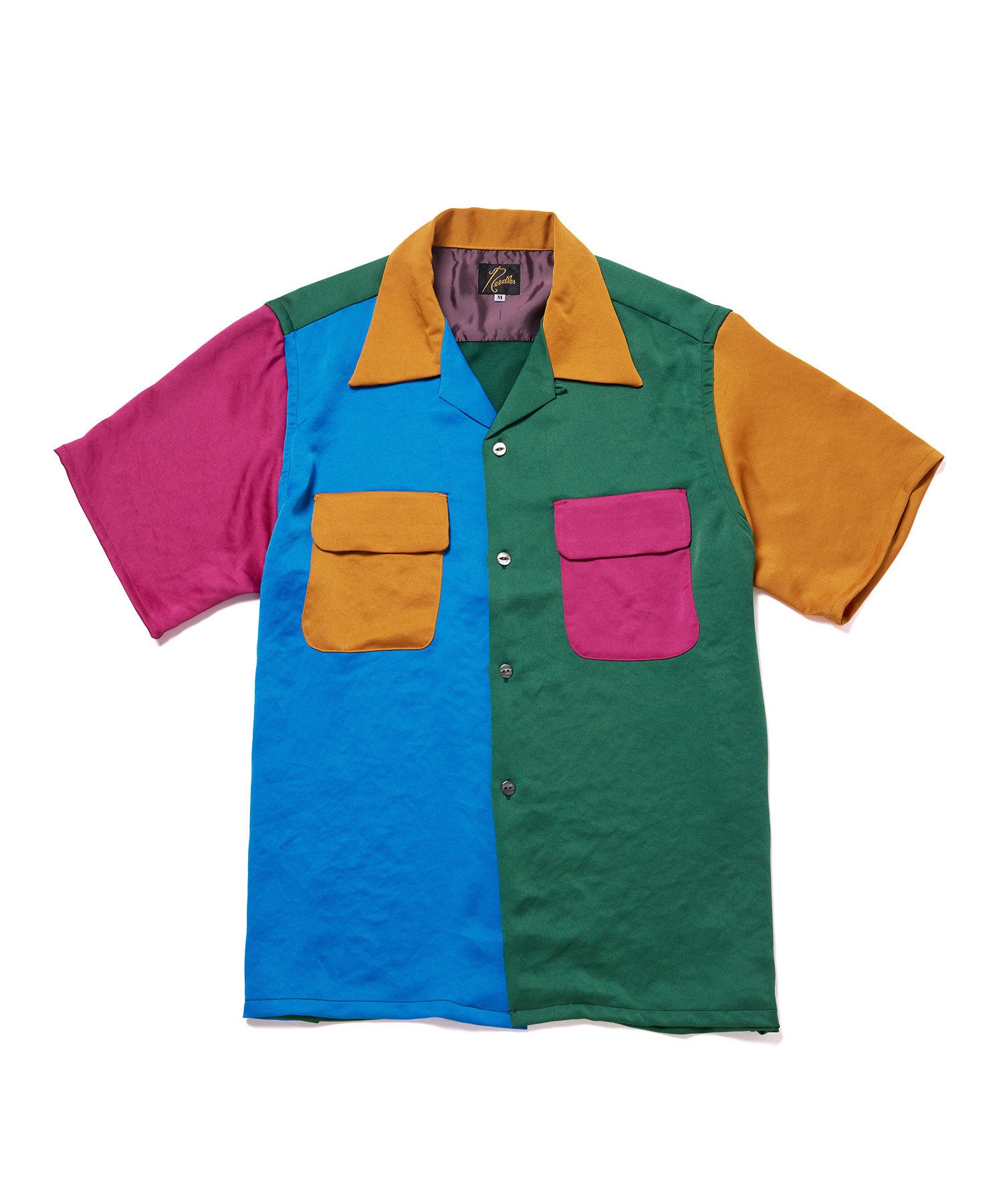 NeedlES】S/S Classic Shirt - Poly Sateen / Multi Colour ｜ ADAM ET ...