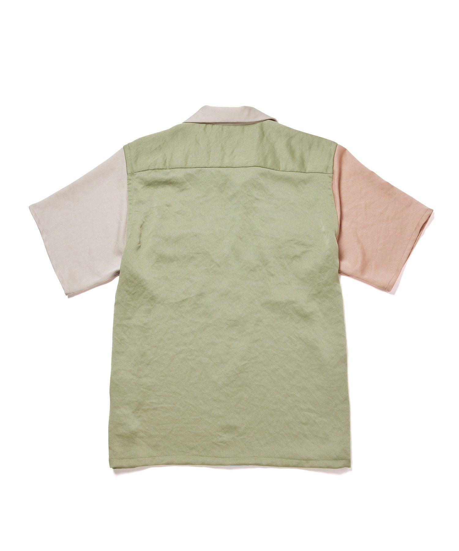 NeedlES】S/S Classic Shirt - Poly Sateen / Multi Colour ｜ ADAM ET 