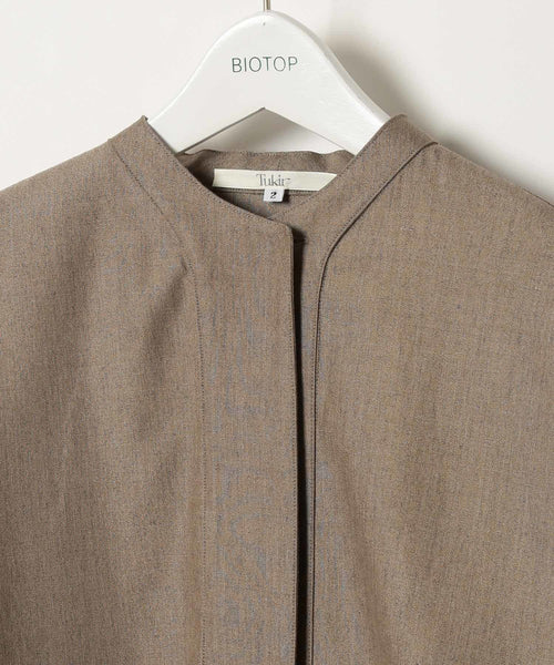 ADAM ET ROPÉ HOMME / MENS【Tukir】Tukir Day Shirt Yak Silk