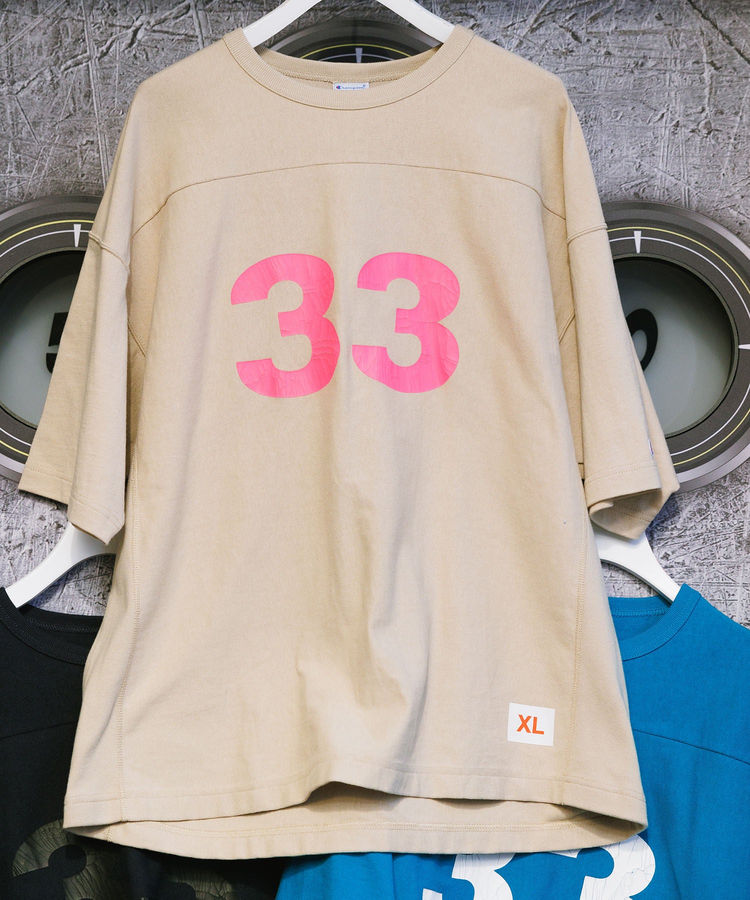 別注】《Champion / チャンピオン》Reverse Weave Football Tee 