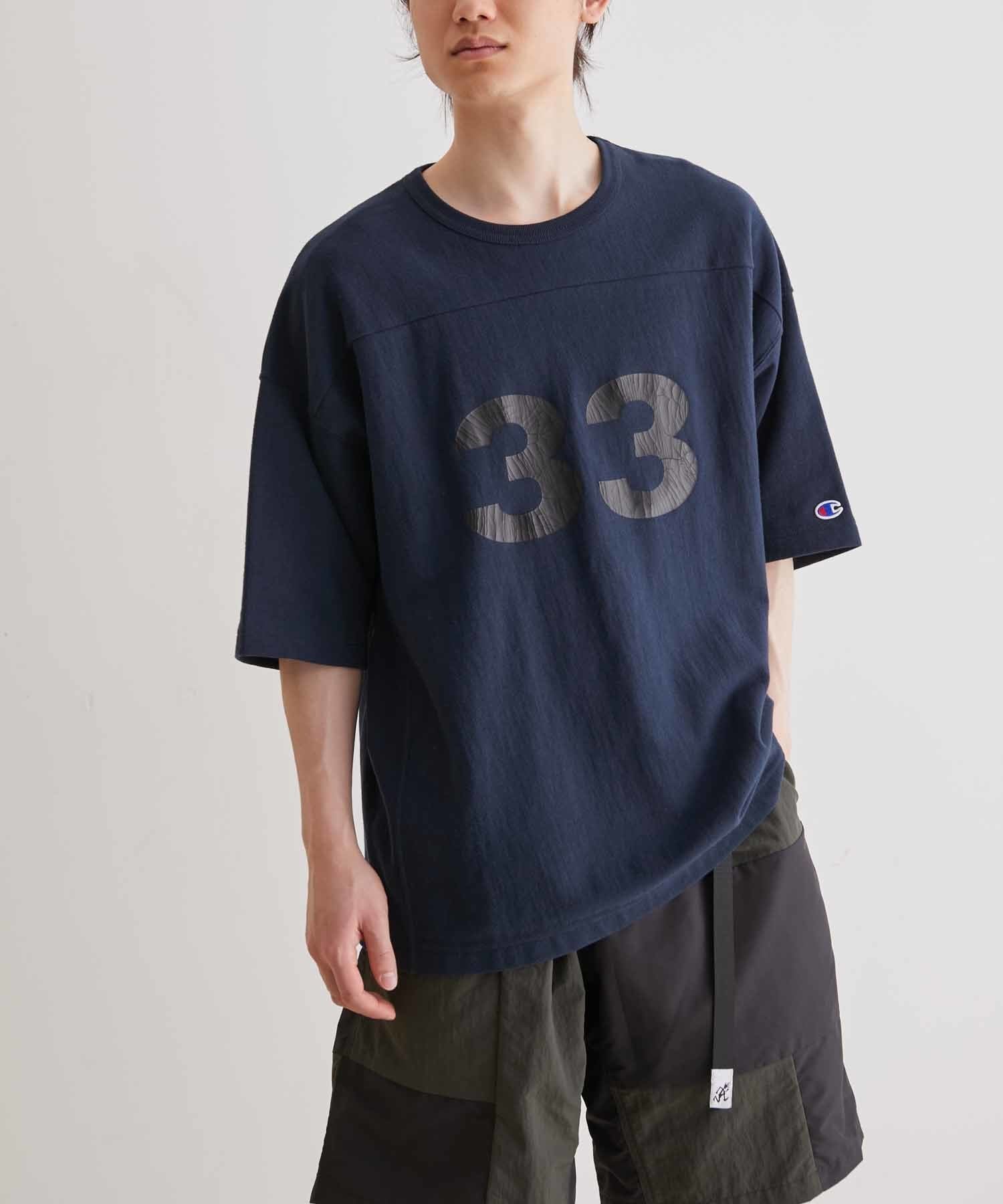 別注】《Champion / チャンピオン》Reverse Weave Football Tee 