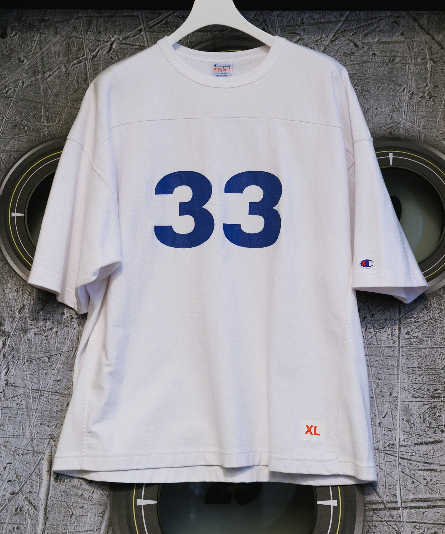 別注】《Champion / チャンピオン》Reverse Weave Football Tee 