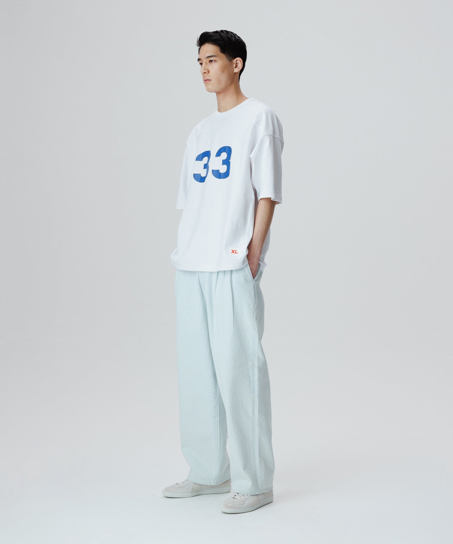 別注】《Champion / チャンピオン》Reverse Weave Football Tee 