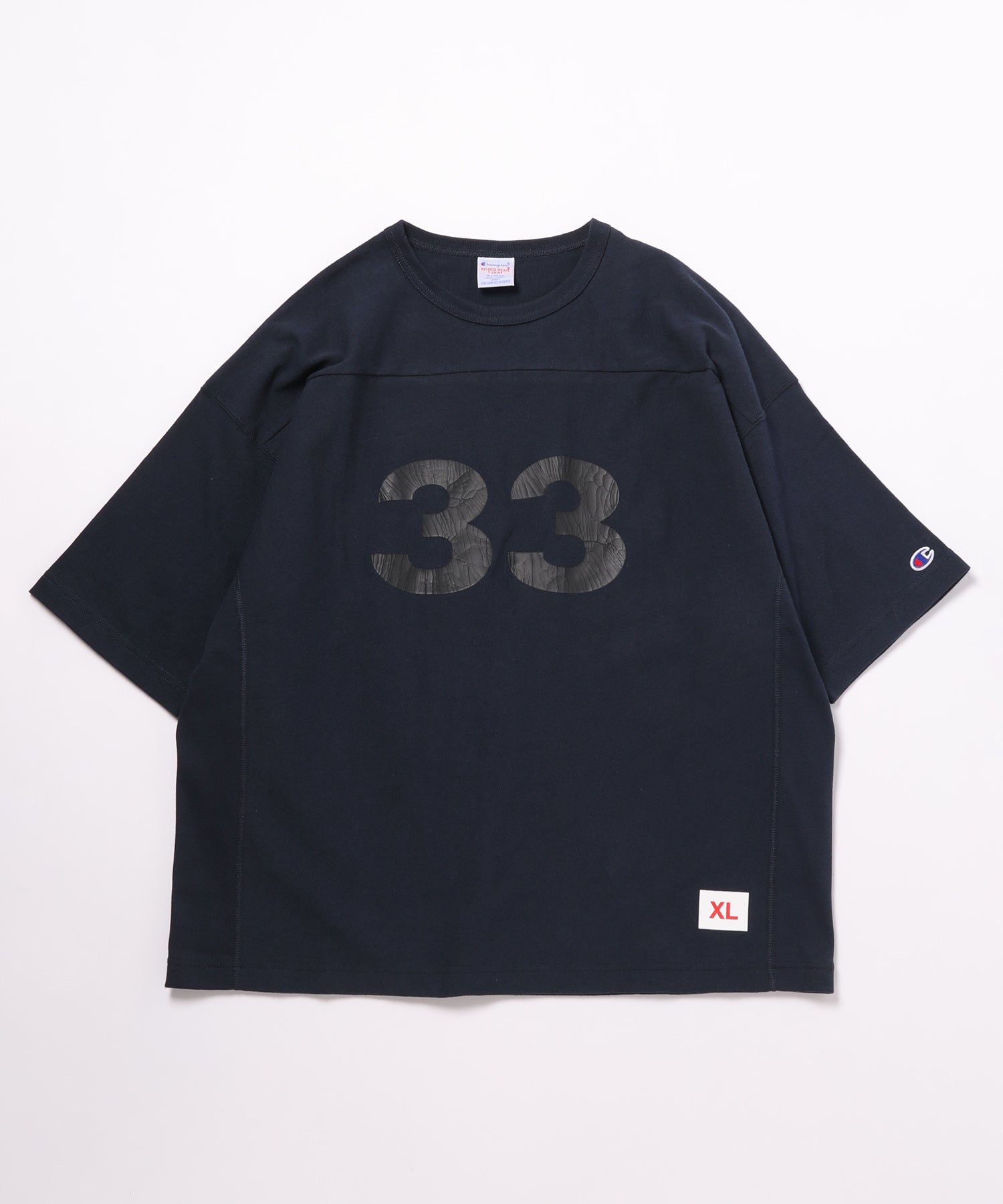 別注】《Champion / チャンピオン》Reverse Weave Football Tee