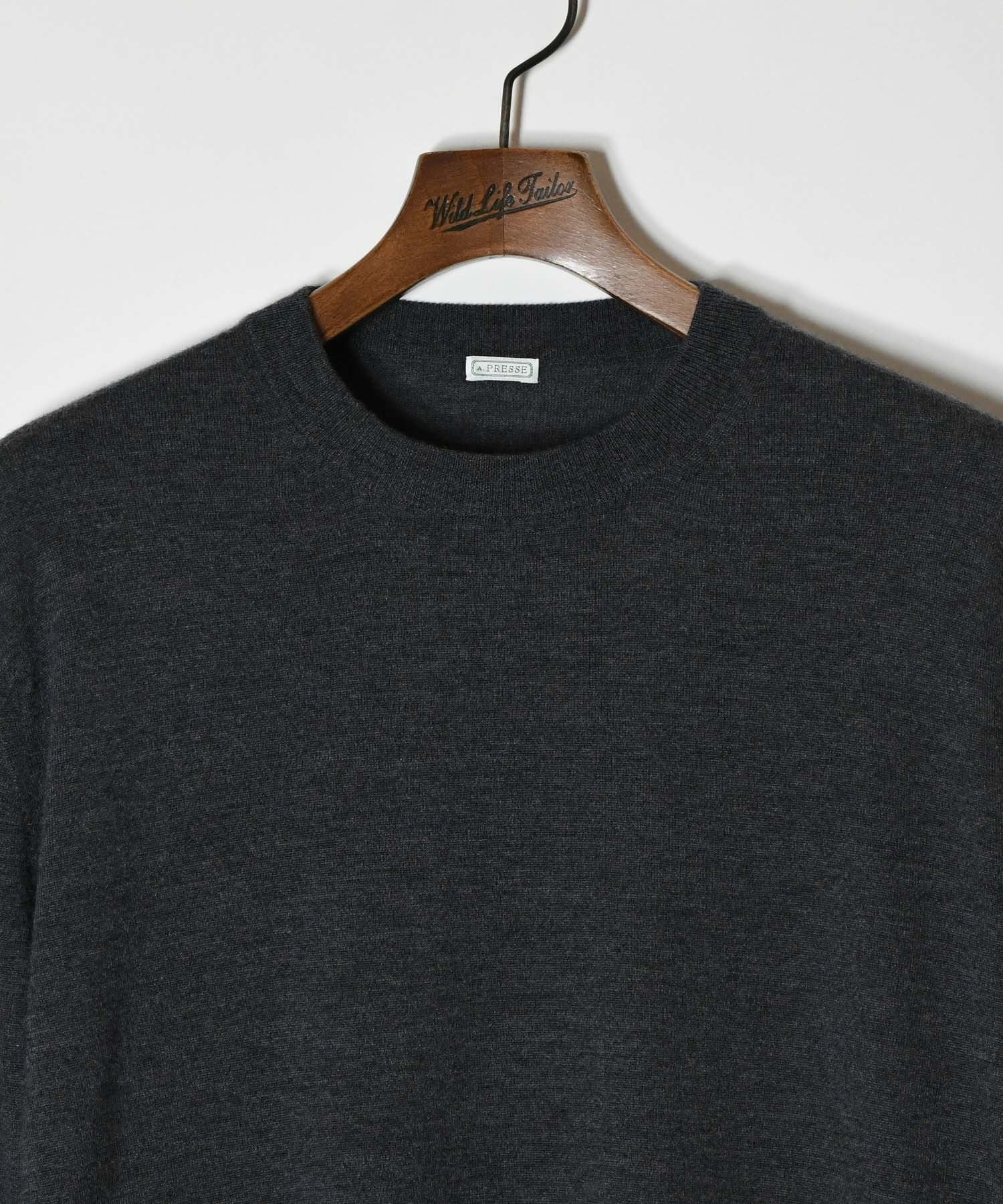 A.PRESSE】Cashmere High Gauge Crewneck Sweater ｜ ADAM ET ROPE' | アダムエロペ 公式サイト