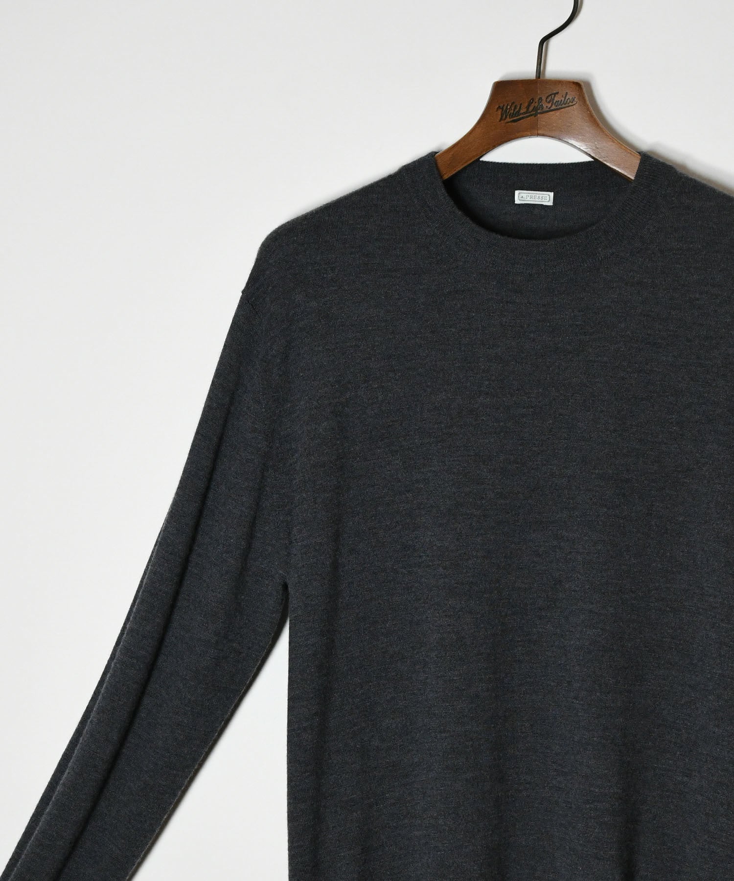 A.PRESSE】Cashmere High Gauge Crewneck Sweater ｜ ADAM ET ROPE 