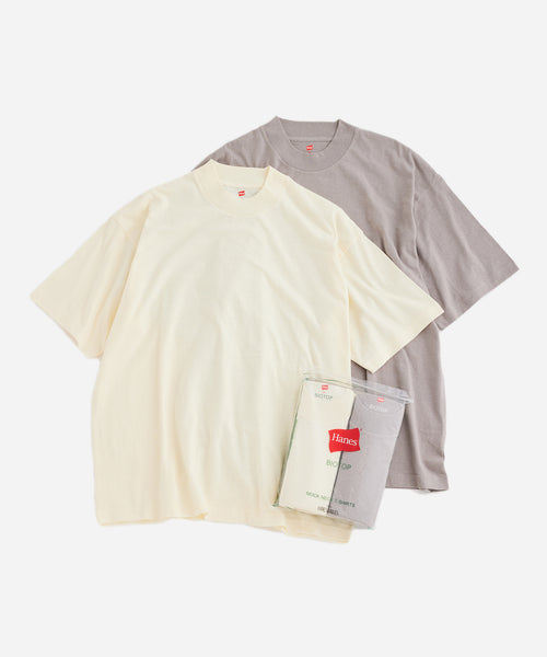 ADAM ET ROPÉ HOMME(アダム エ ロペ オム) / 【Hanes for BIOTOP】RECYCLE COTTON MOCK  NECK T-SHIRTS（2枚パック）/Unisex (トップス / Tシャツ/カットソー) 通販｜J'aDoRe JUN ONLINE