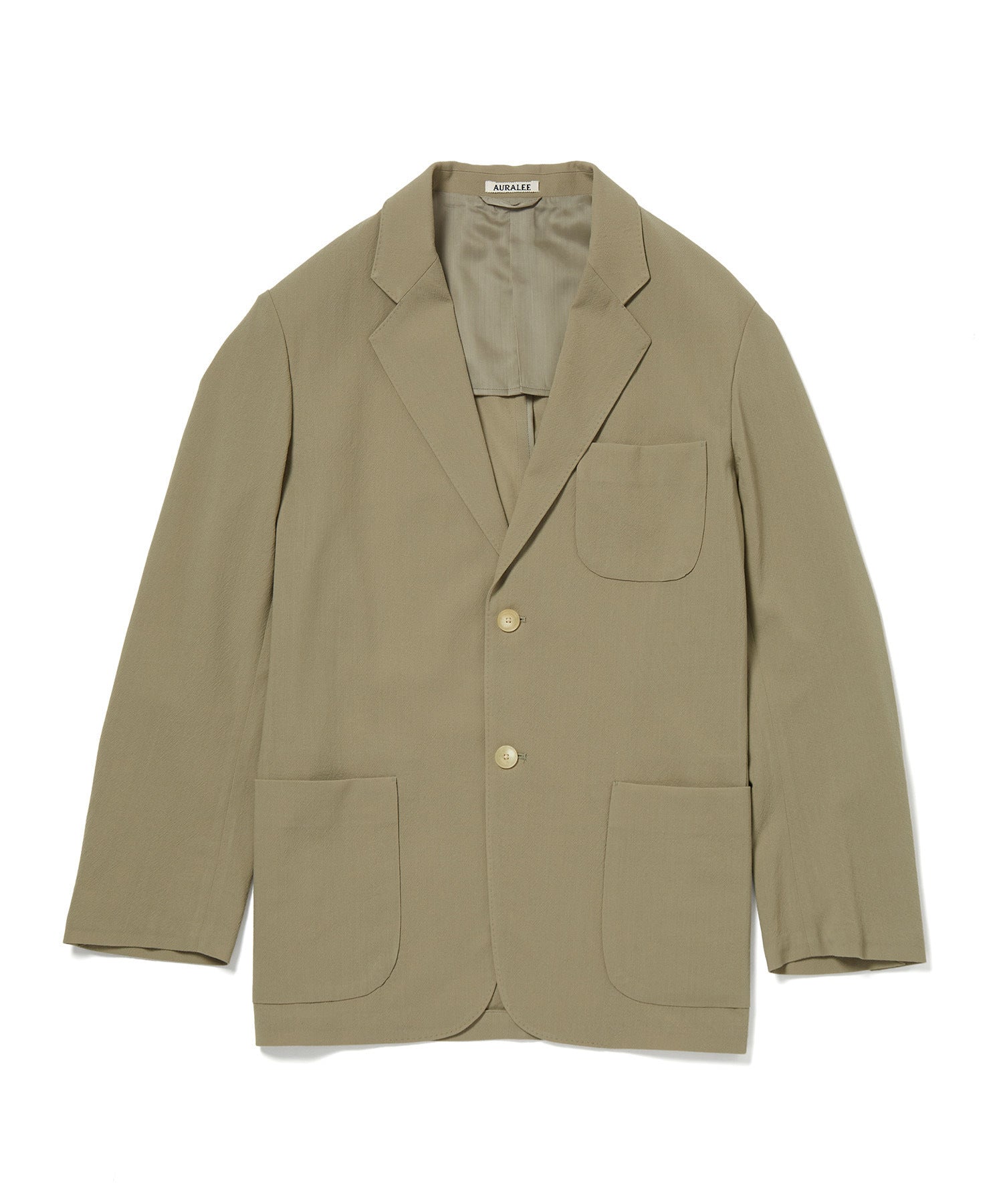 AURALEE】HARD TWIST WOOL VIYELLA JACKET ｜ ADAM ET ROPE 