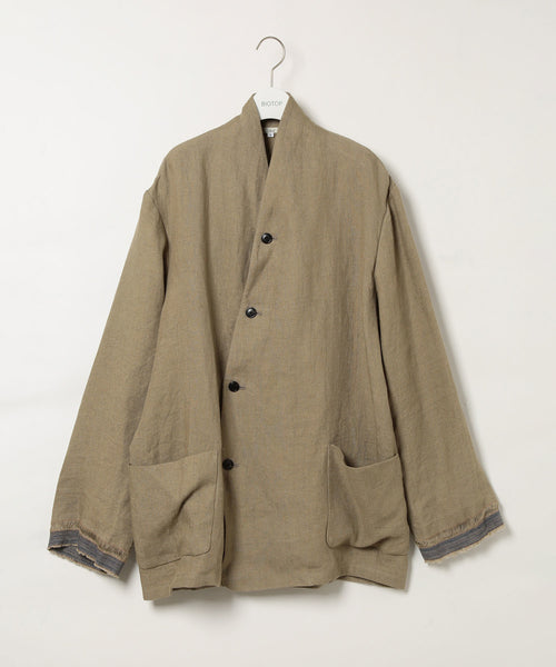 ADAM ET ROPÉ HOMME / MENS【Tukir】Sanpo Jacket StripedLinen