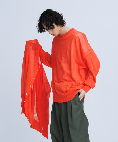 ADAM ET ROPÉ HOMME / 《FINAL PRICE》【WEB限定】麻調 ロングルーズ