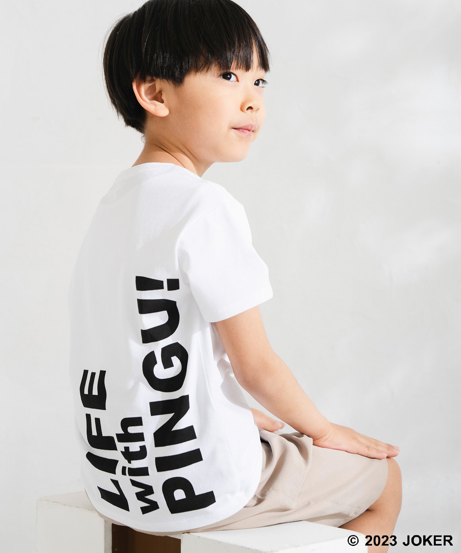 KIDS】【Pingu × ROPE' PICNIC】バックプリントTシャツ ｜ ROPE