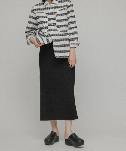 M TO R / ［SKIRT］MATELASSE JACQUARD SKIRT (スカート / スカート