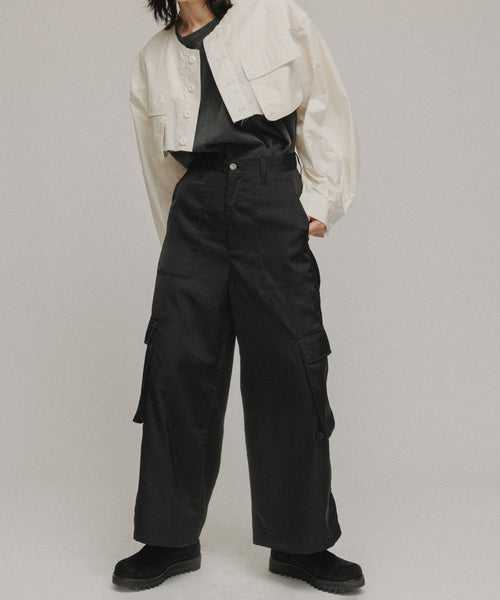 M TO R / ［PANTS］SATIN WIDE CARGO PANTS (パンツ / パンツ) 通販｜J