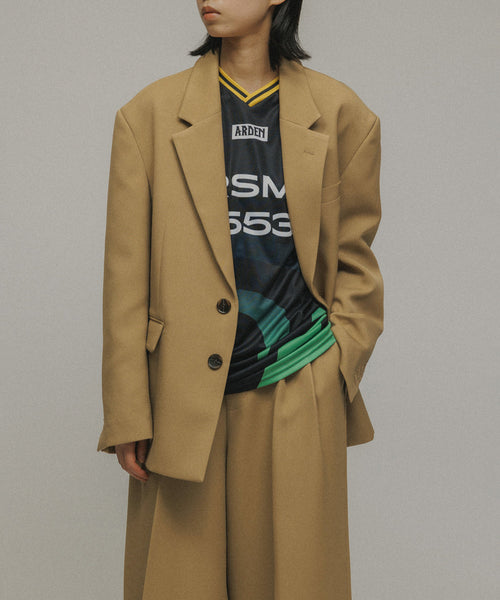 M TO R / ［JACKET］【SUSTAINABLE】BOXY SINGLE BREASTED JACKET