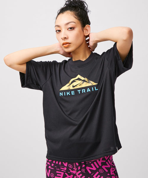 NIKE】ナイキ Dri-FIT トレイル ショートスリーブ Tシャツ ウィメンズ