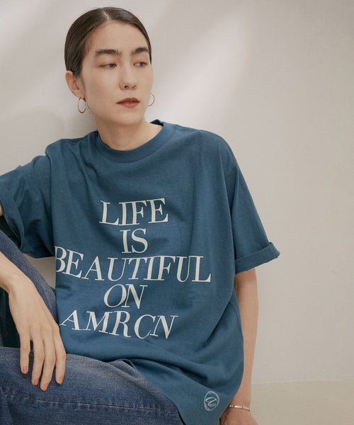 【AMERICANA/アメリカーナ】 AMRCN Tシャツ