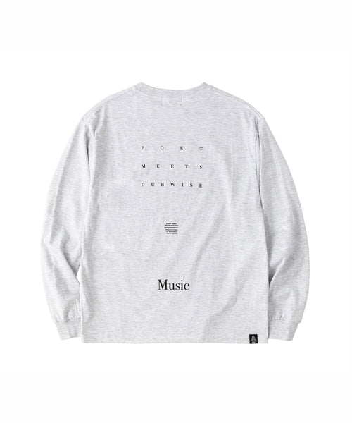 bonjour records / POET MEETS DUBWISE Music Long Sleeve T-Shirt