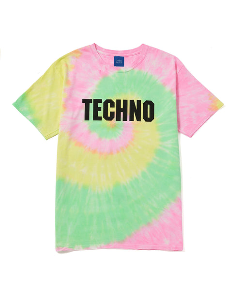 bonjour records / Bonjour Records Original TECHNO Tie Dye S/S Tee