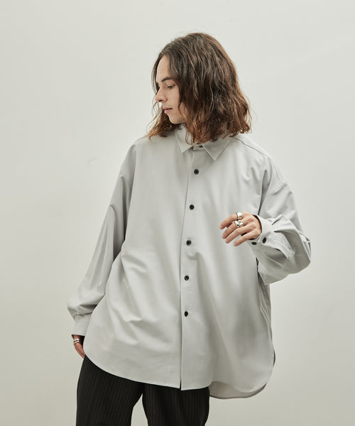 JUNRed / ウールブレンドロングシャツ (トップス / シャツ/ブラウス ...