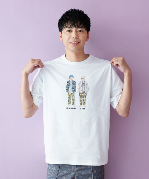 JUNRed / 【コットンコラボ】ビッグシルエットプリントTシャツ