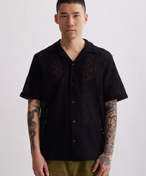 Saturdays NYC / Canty Cotton Mesh SS Shirt (トップス / シャツ