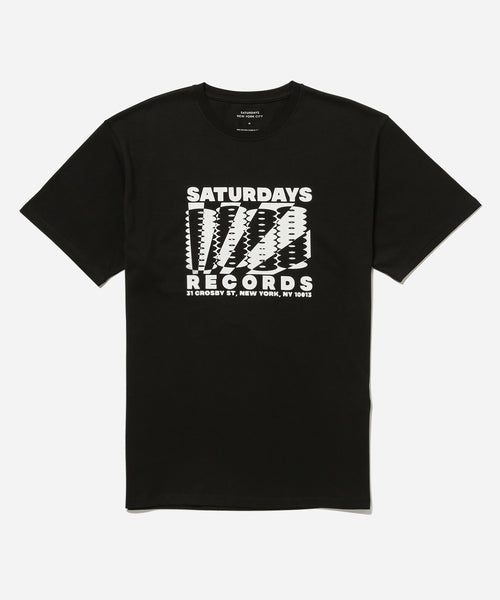 Saturdays NYC / Records Standard Short Sleeve Tee (トップス / T