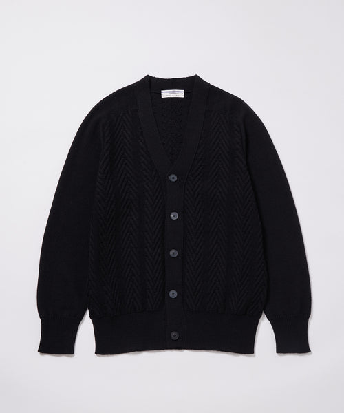 BIOTOP(ビオトープ) / 【Cristaseya】 HERRINGBONE KNIT CARDIGAN ...